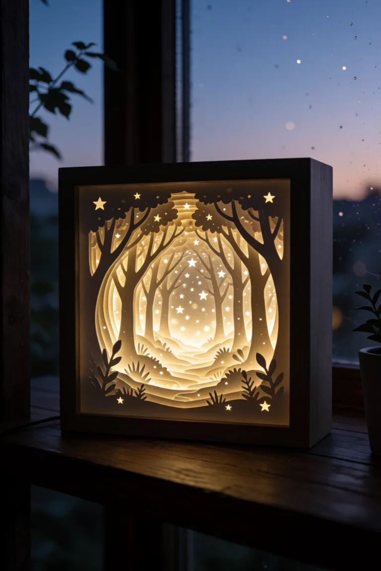 Lighted Shadow Box Tutorial: From SVG Template to Glowing Wall Art