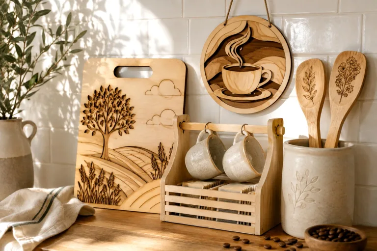 Laser Cut Kitchen Decor Ideas — free kitchen SVG laser cut files