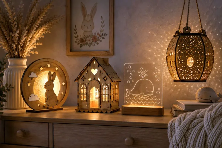 Night Light SVG: 8 Free Laser Cut Bundles