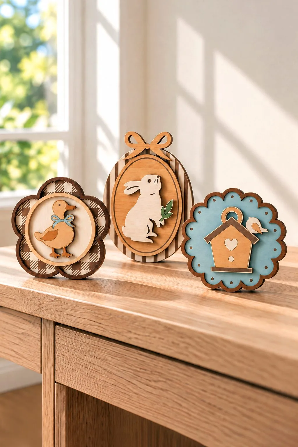 3D Spring Decor Laser Cut — SVG laser cut file