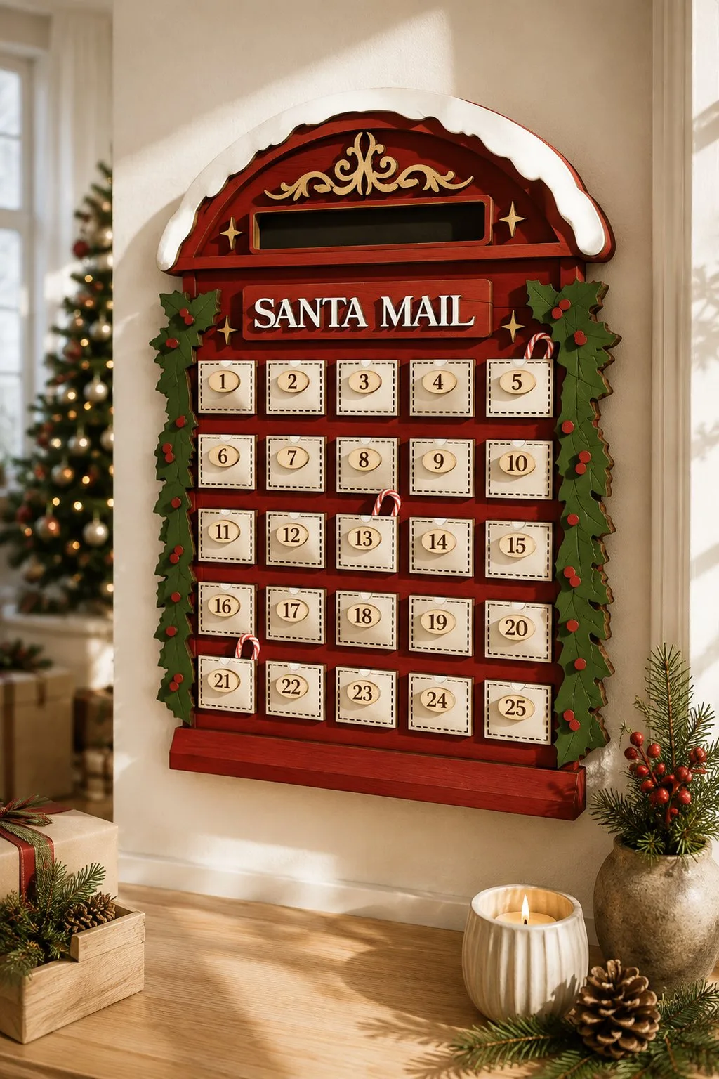 Advent Calendar Bases Bundle Laser Cut — SVG laser cut file