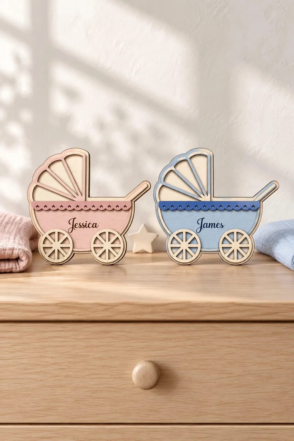 Baby Stroller — SVG laser cut file