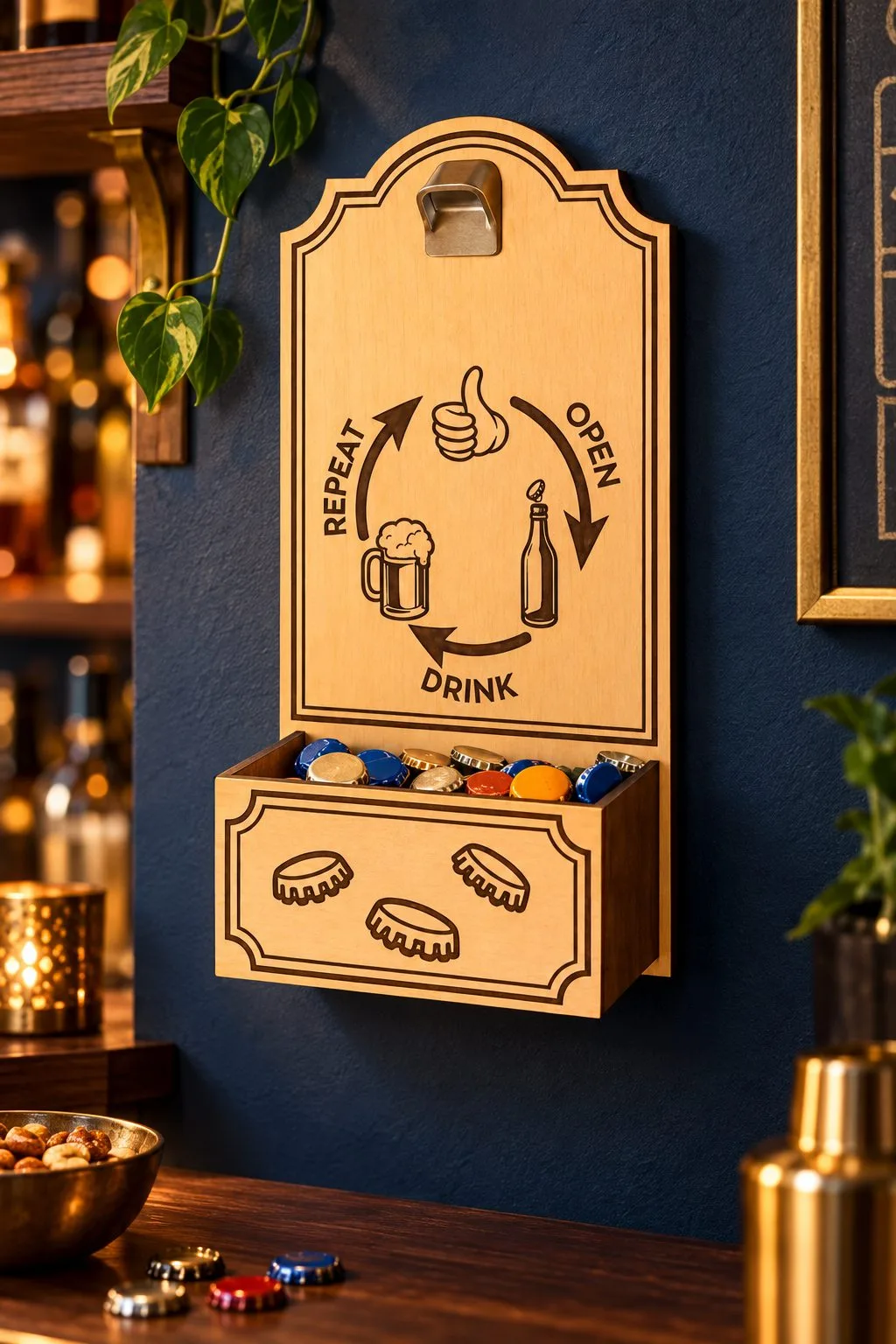 Beer Bottle Opener Laser Cut Bundle | CNC — SVG laser cut file