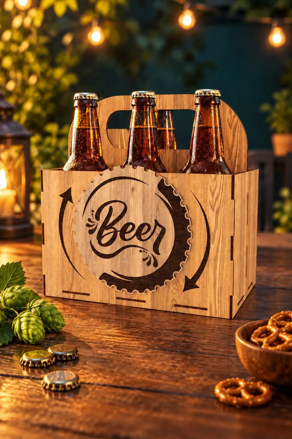 Beer Holder Laser Cut | Beer Basket | CNC — SVG laser cut file