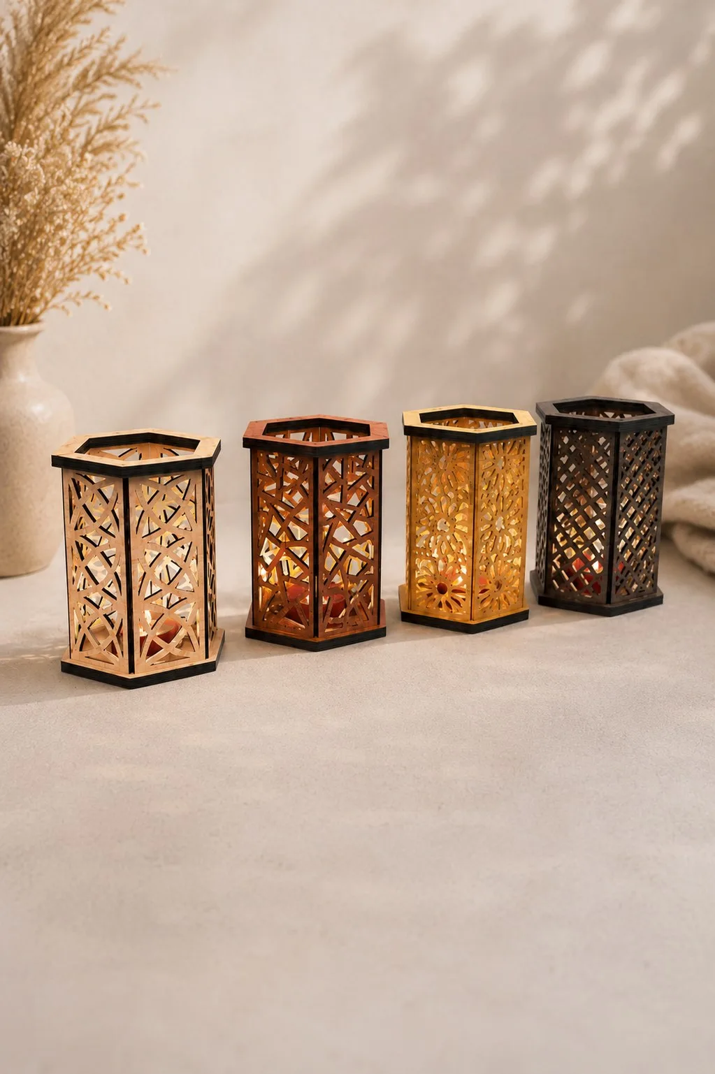 Candle Holder Laser Cut File — SVG laser cut file