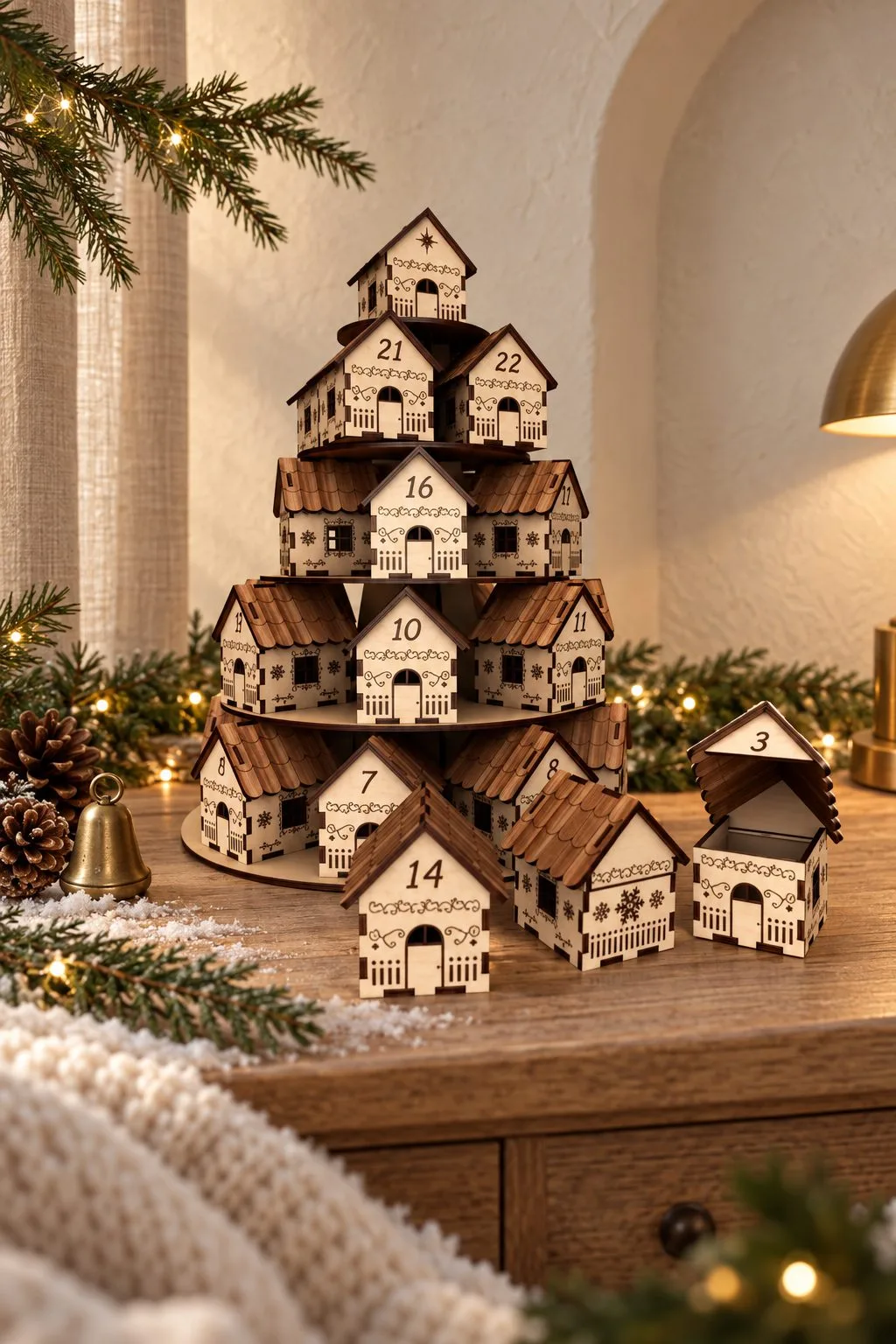 Christmas Advent Calendar — SVG laser cut file