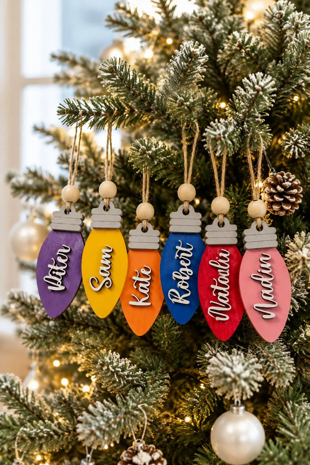 Christmas Bulb Ornament Laser File — SVG laser cut file