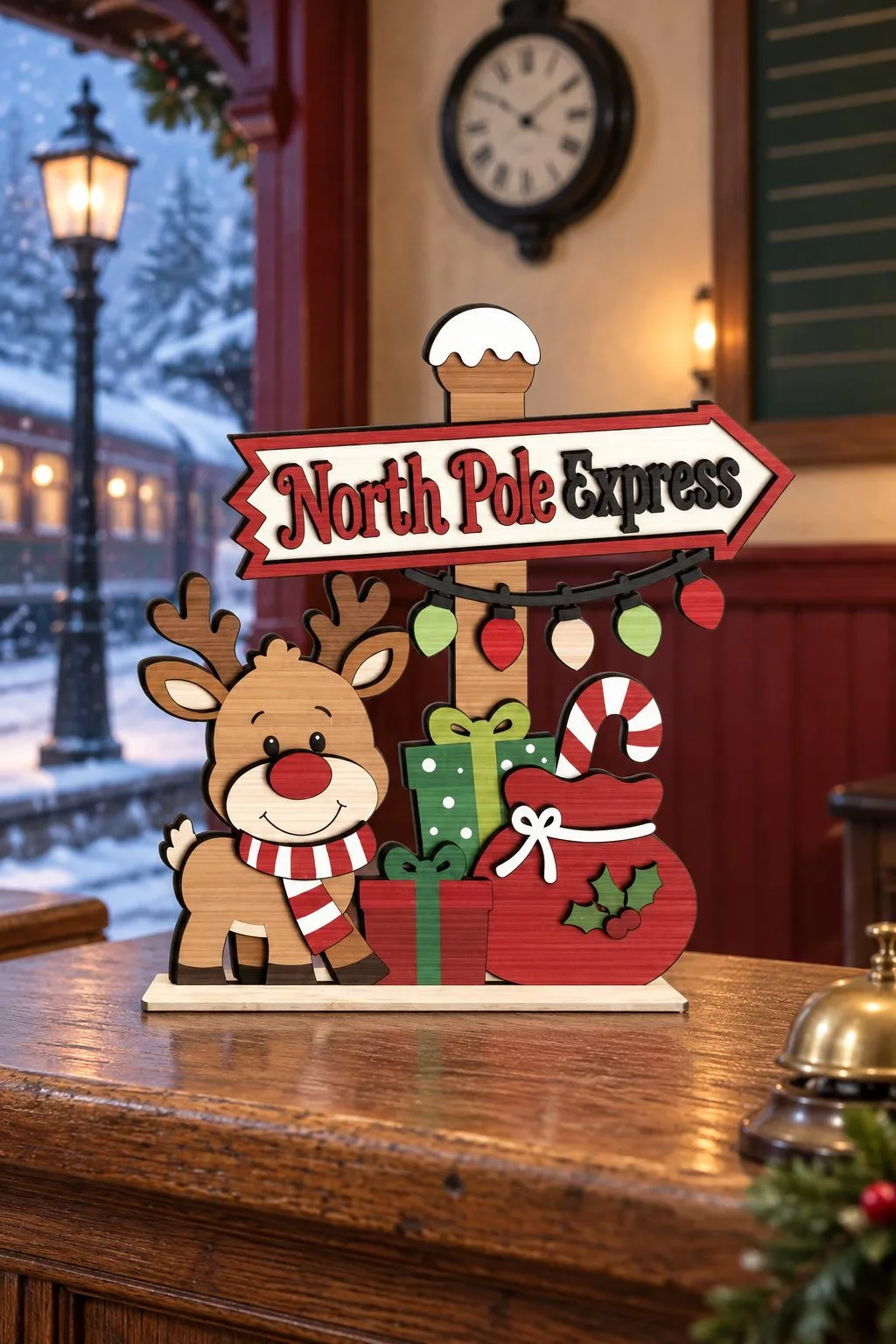Christmas Decor Laser Cut File — SVG laser cut file