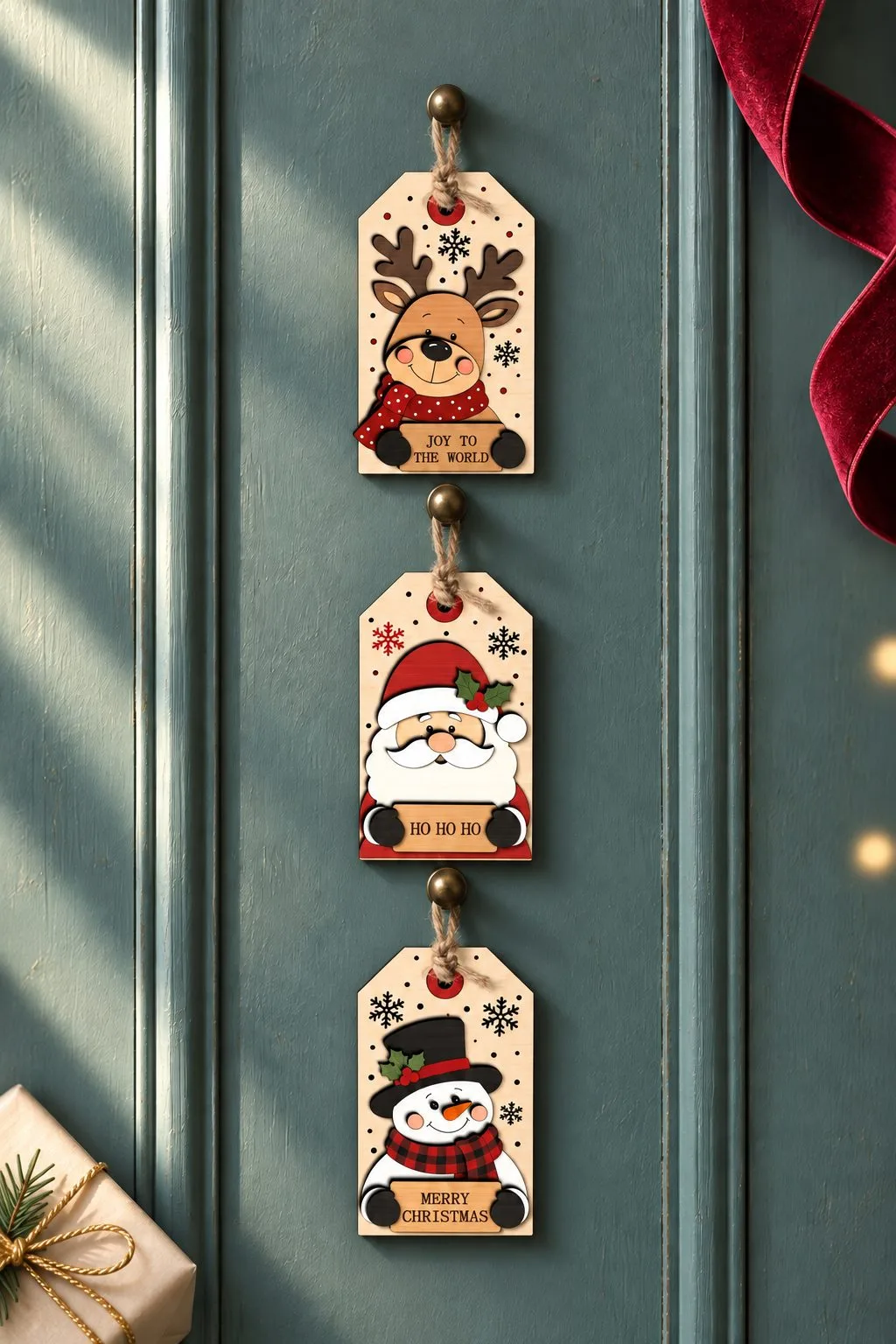 Christmas Ornament Laser Cut File Bundle — SVG laser cut file