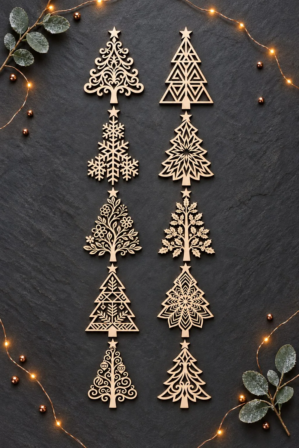 Christmas Tree Laser Cut Bundle — SVG laser cut file