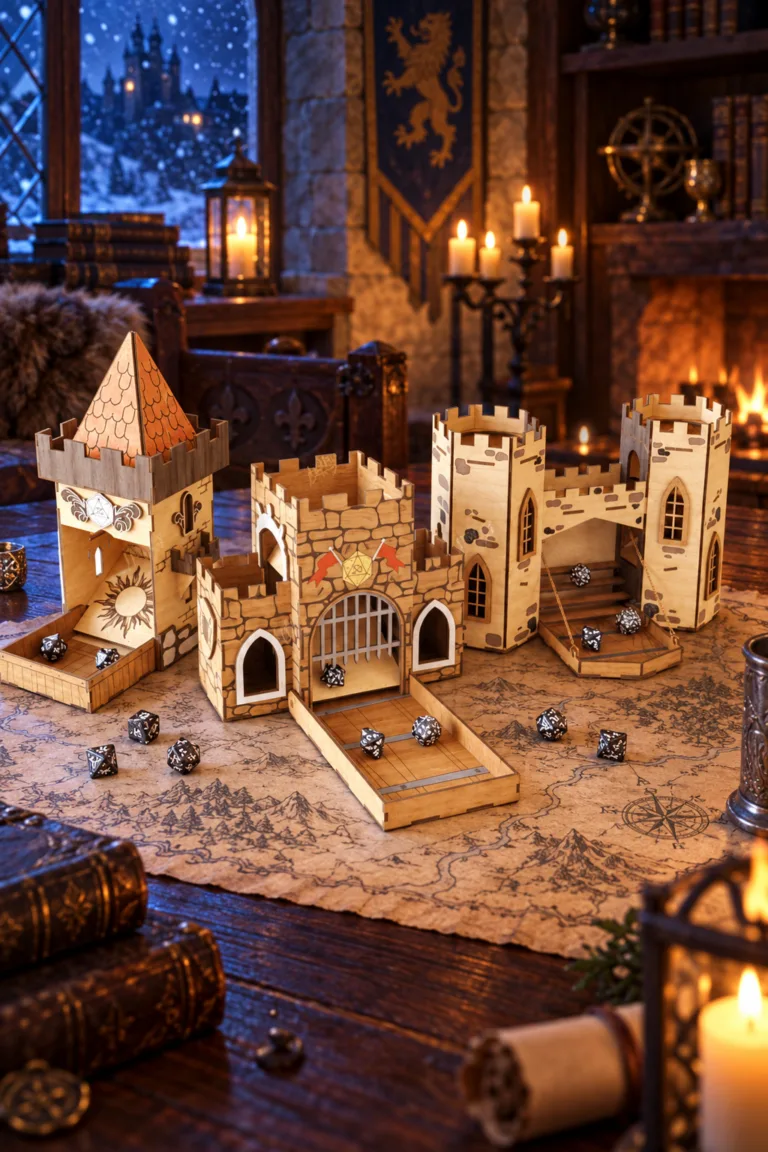 Dice Tower Laser Cut Bundle: Castle Set