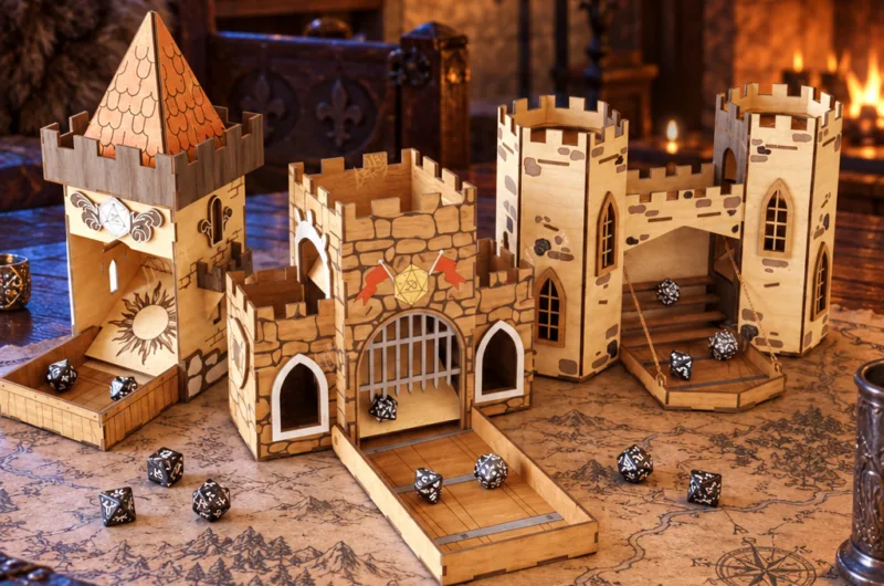 Dice Tower Laser Cut Bundle: Castle Set