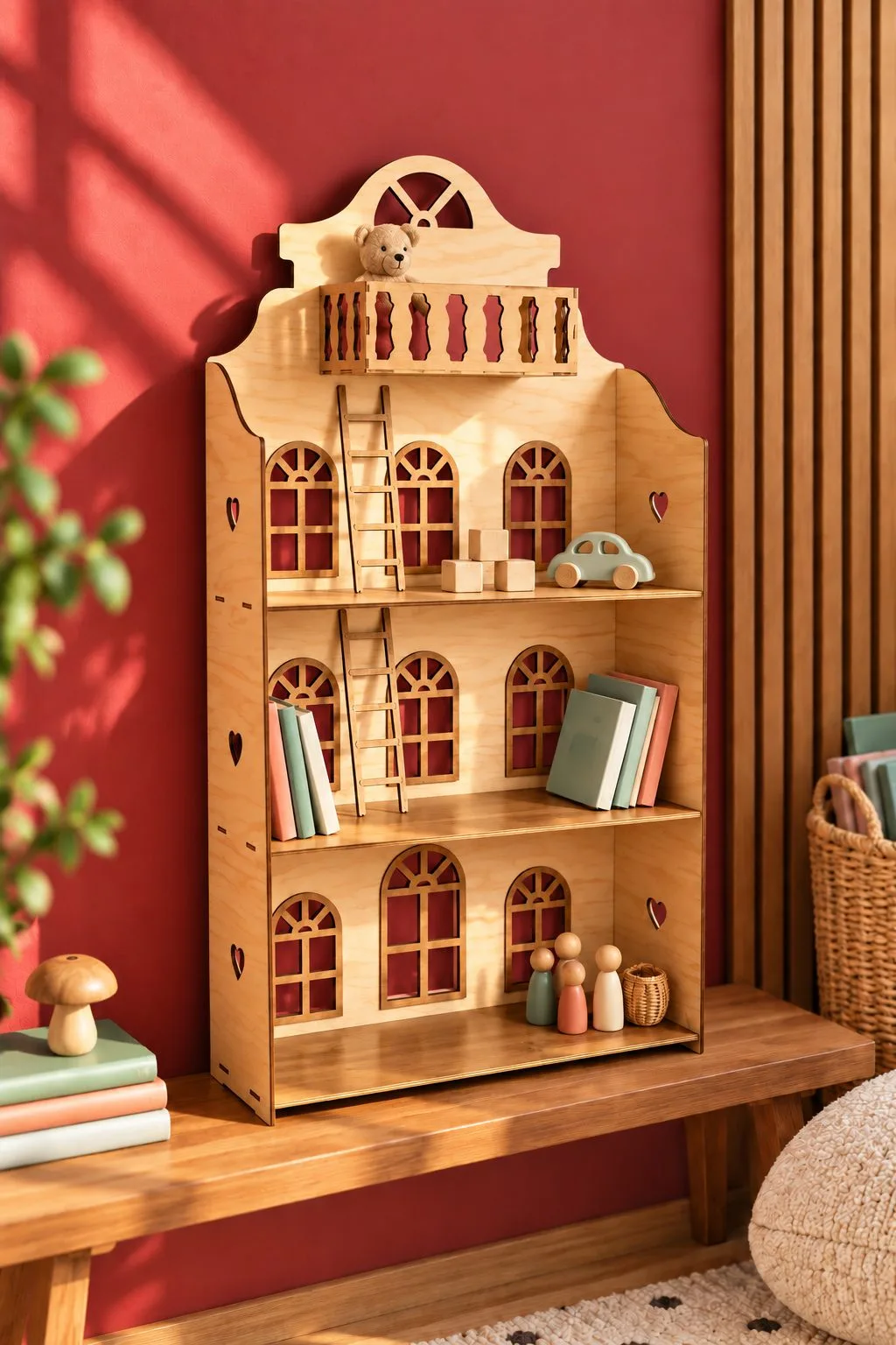 Dollhouse Shelves Laser Cut Bundle — SVG laser cut file