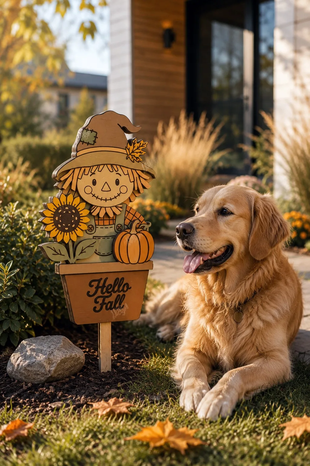 Fall Plant Stakes Laser Cut Autumn — SVG laser cut file