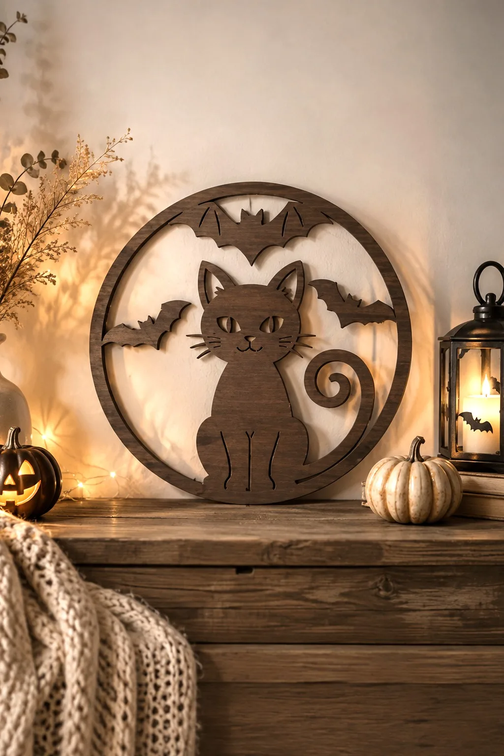 Halloween Cat Laser Cut — SVG laser cut file