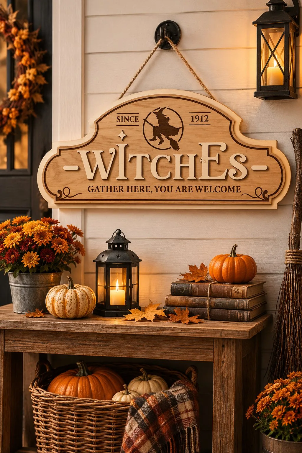 Halloween Vintage Sign Laser Cut — SVG laser cut file