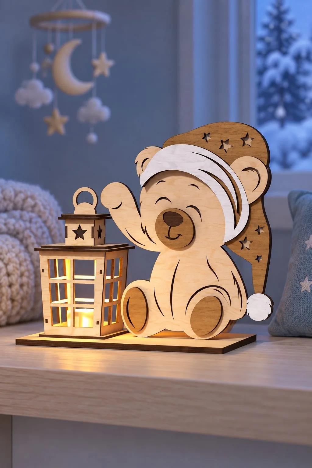Kids Nignt Lanterns Bundle Laser Cut — SVG laser cut file
