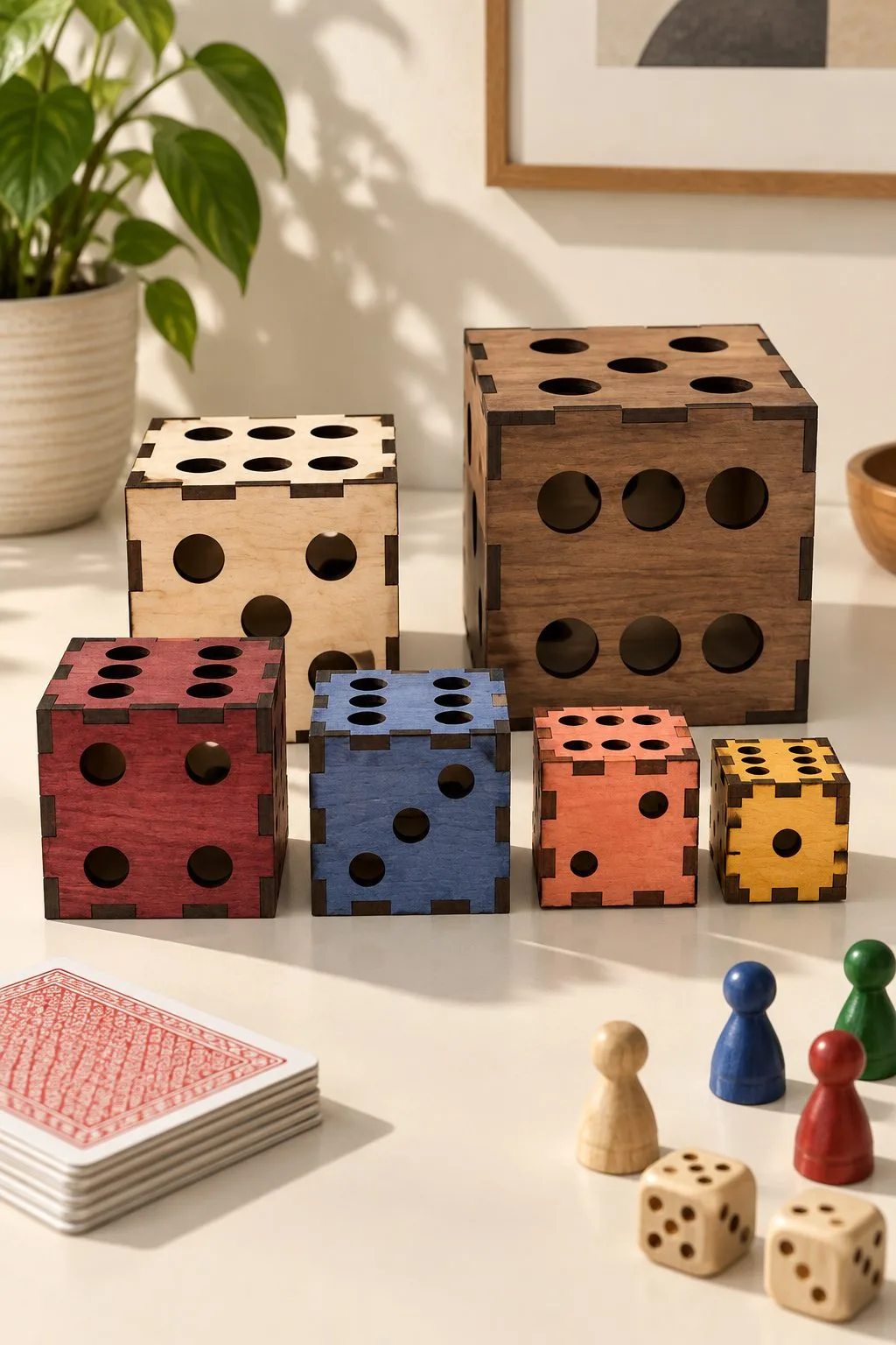 Laser Cut Dice — SVG laser cut file