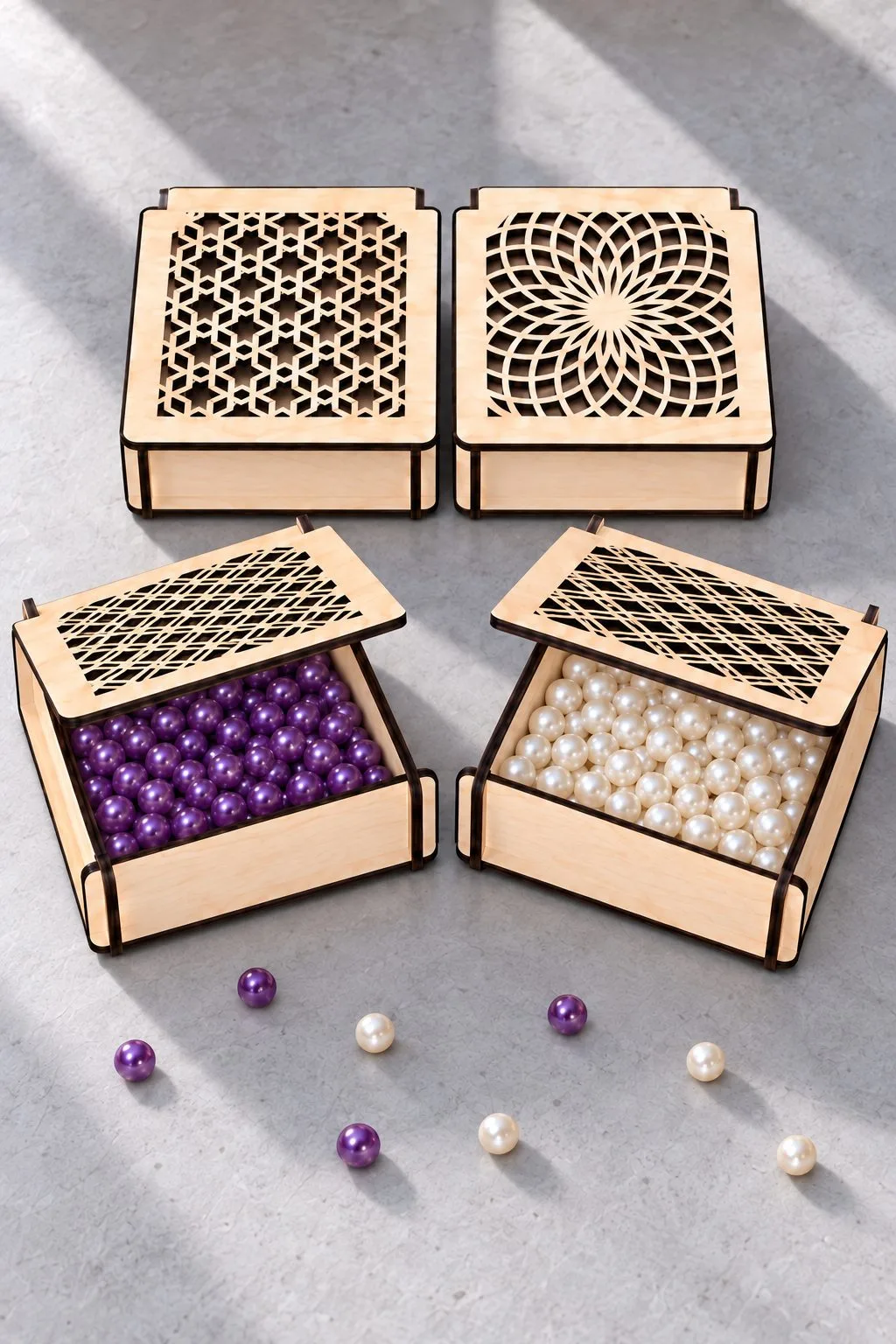 Laser Cut Jewellery Box — SVG laser cut file