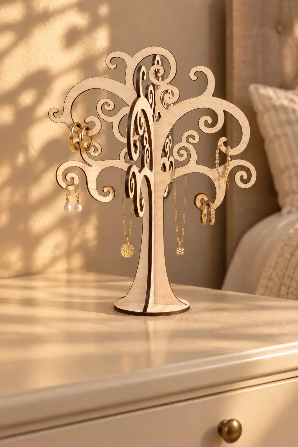 Laser Cut Jewellery Tree — SVG laser cut file