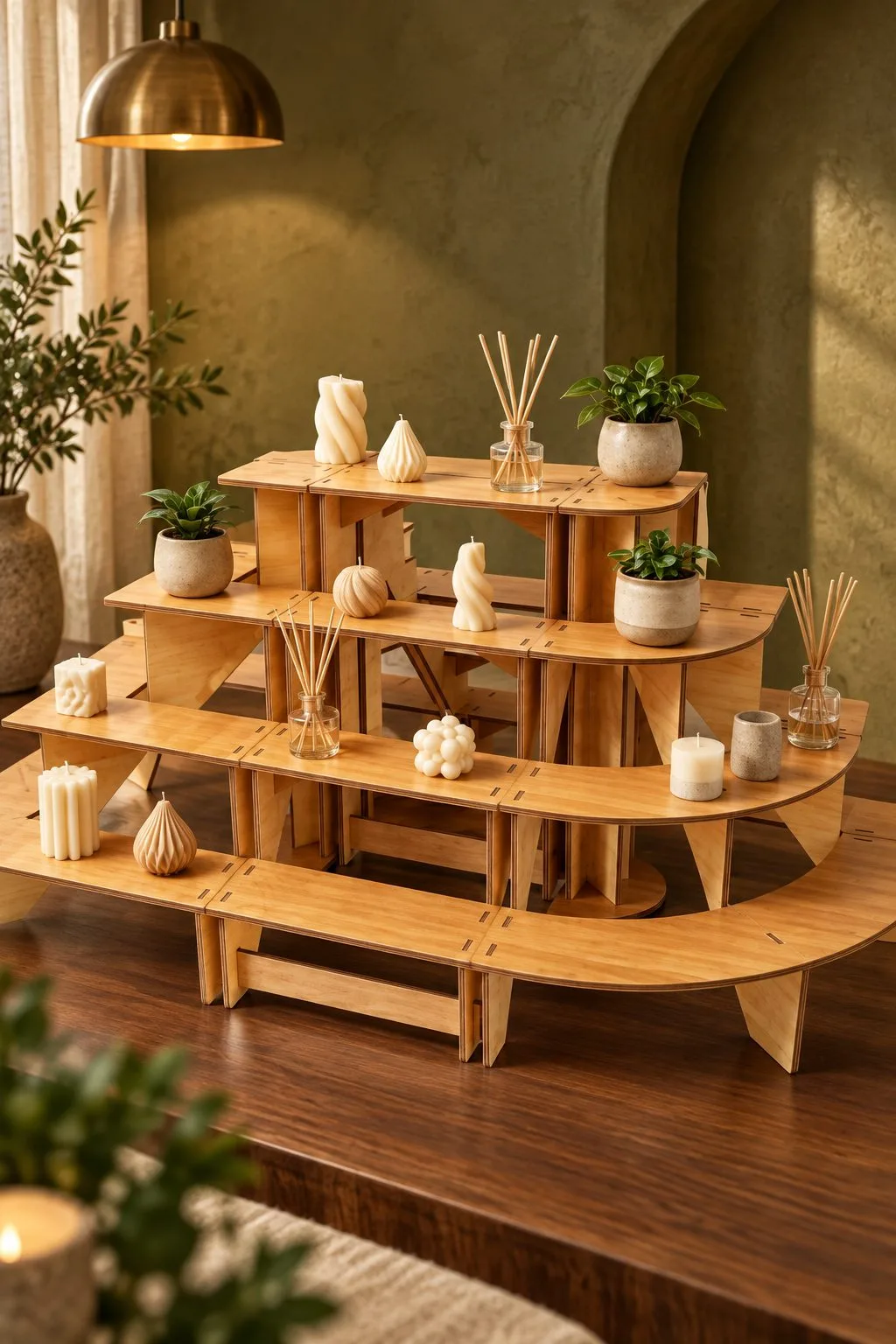 Modular Stand Retail Display Laser Set — SVG laser cut file