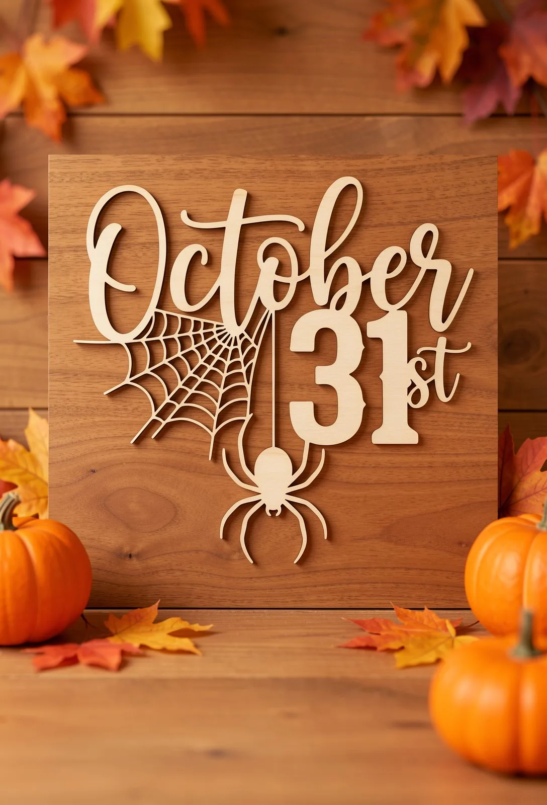 October 31st Halloween Laser Cut — SVG laser cut file