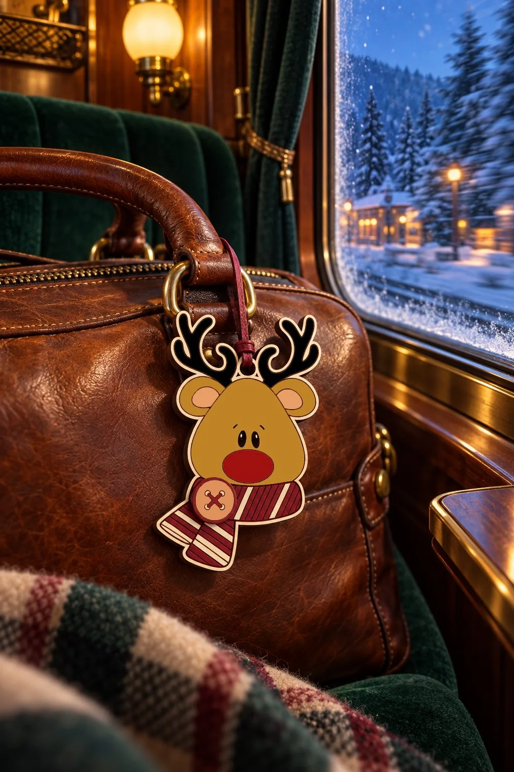 Rudolph Christmas Ornament — SVG laser cut file