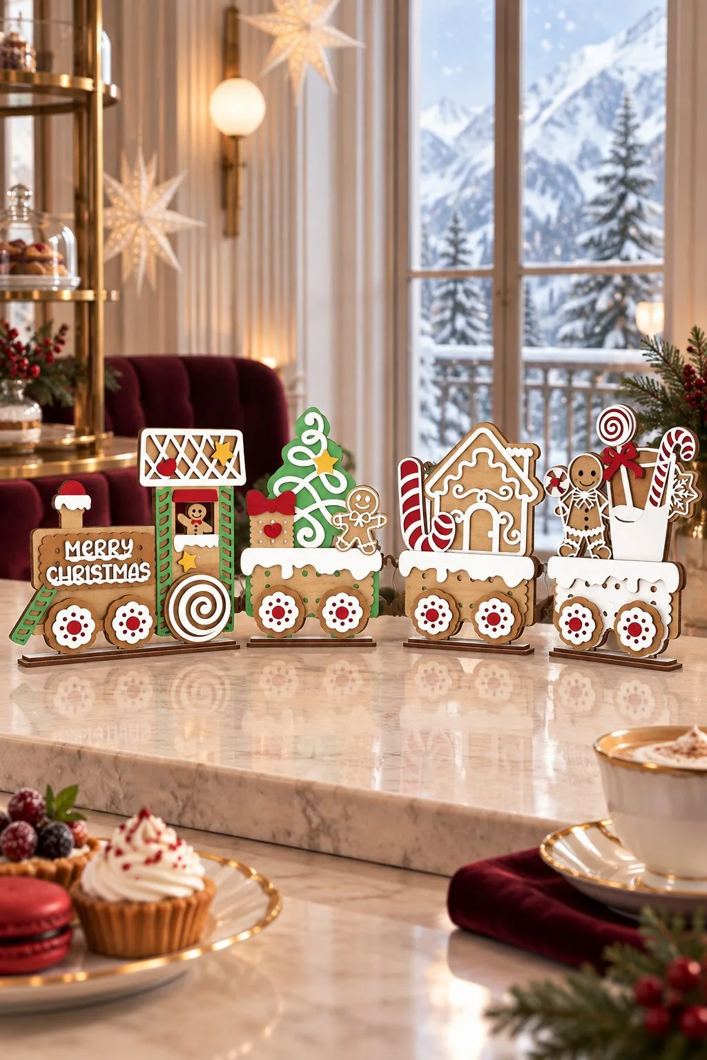Santa's Christmas Train | Holiday Gifts — SVG laser cut file