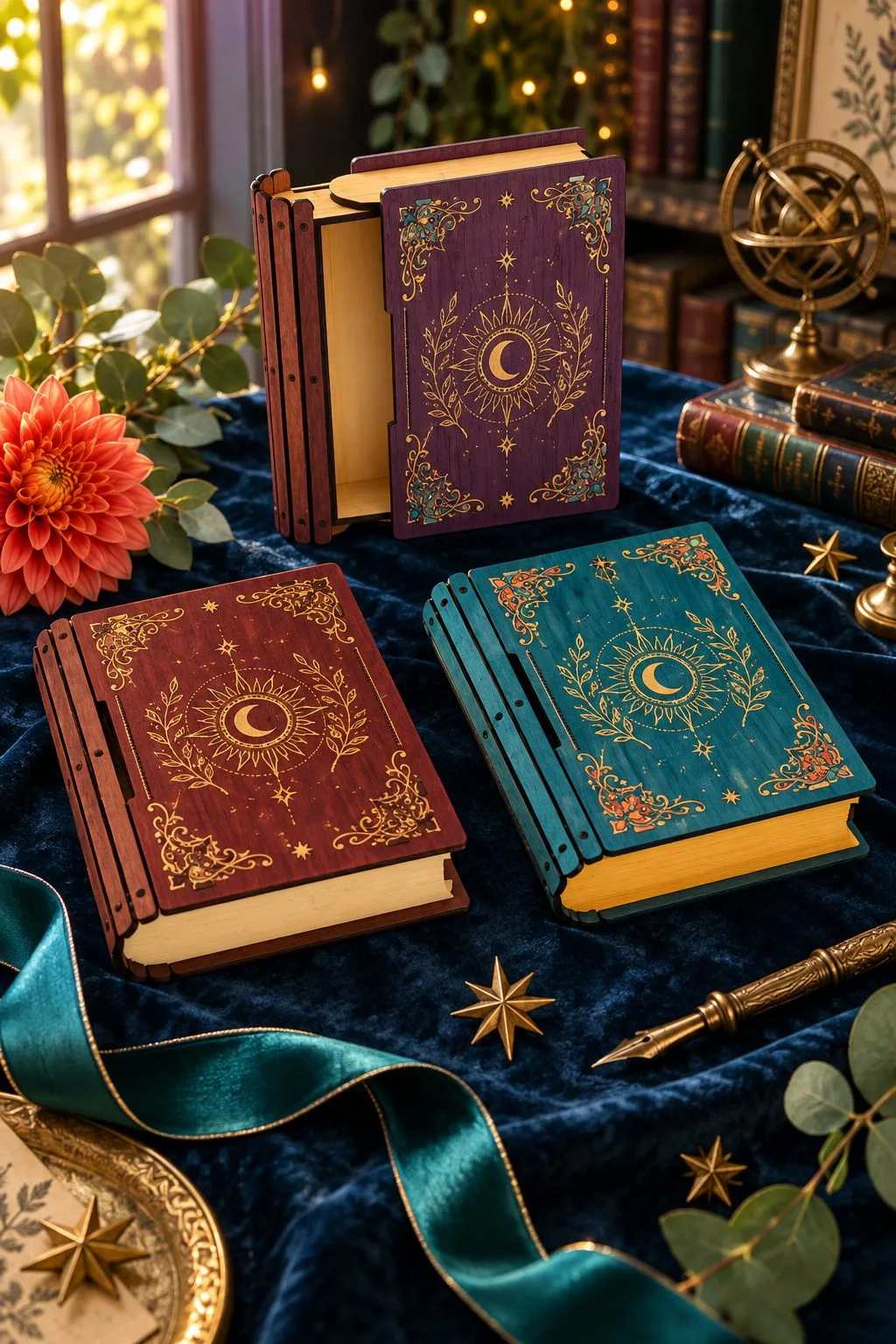 Slider Book Box Laser Cut — SVG laser cut file