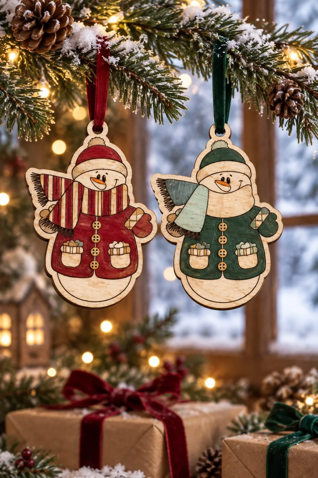Snowman Warm Hugs Given Here — SVG laser cut file