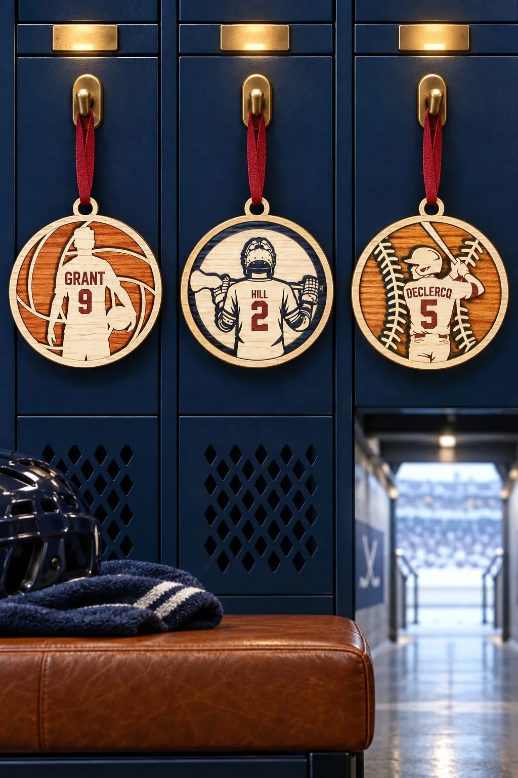 Sports Ornament Cut File Bundle — SVG laser cut file