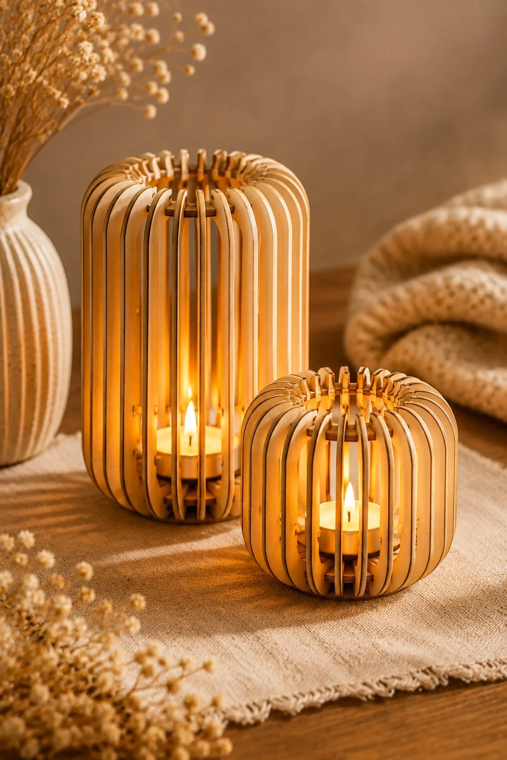 Tealight Holder Bundle Lasercut — SVG laser cut file