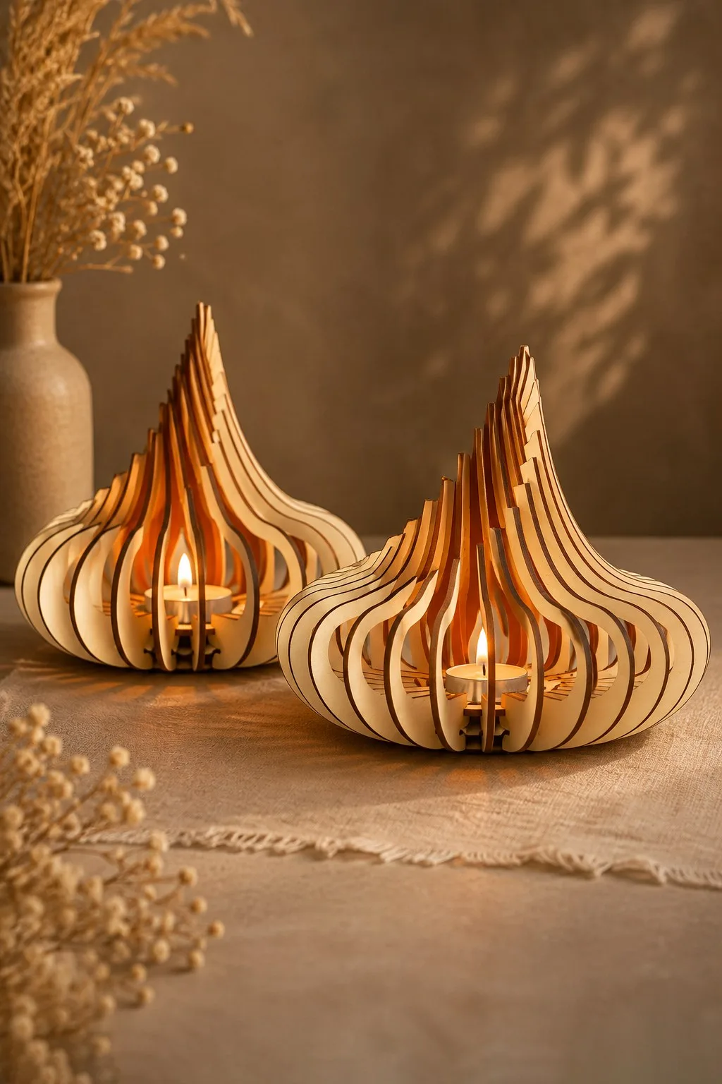 Tealight Holder for Laser Cut — SVG laser cut file