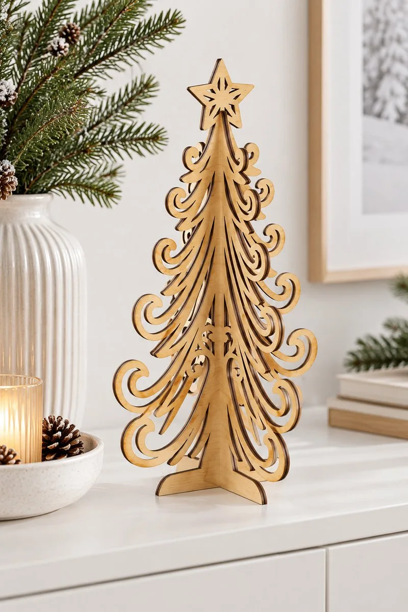 3D Wooden Christmas Tree Bundle — laser cut Christmas tree