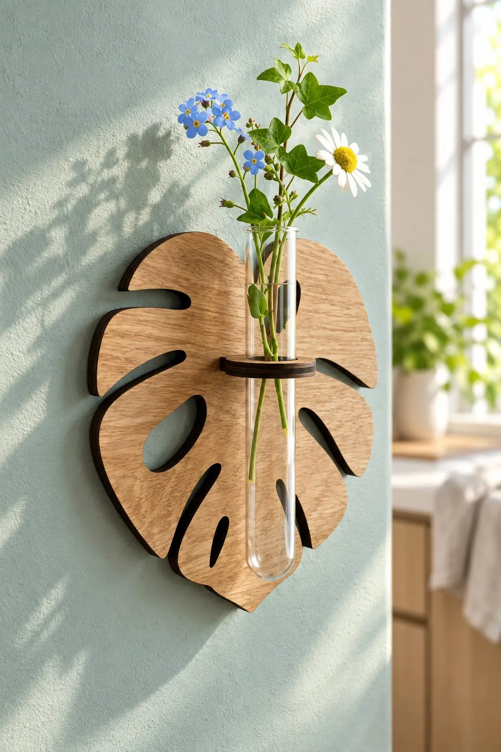 Fridge Magnet Plant Holder Laser Cut — SVG laser cut file