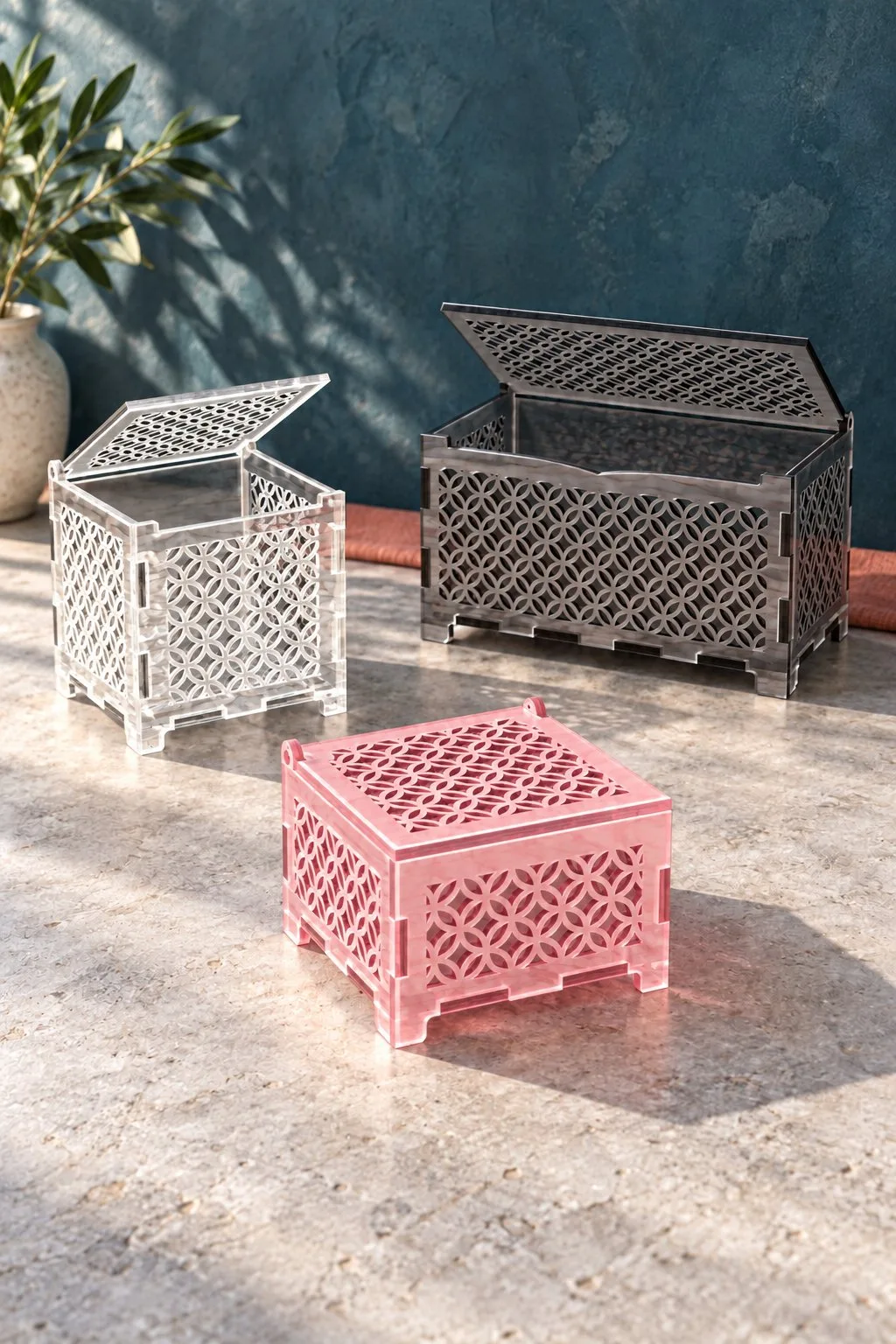 Laser Cut Jewelry Box in acrylic — SVG laser cut file