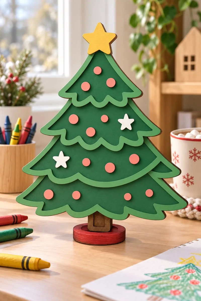 Layered Christmas Tree Bundle — laser cut Christmas tree