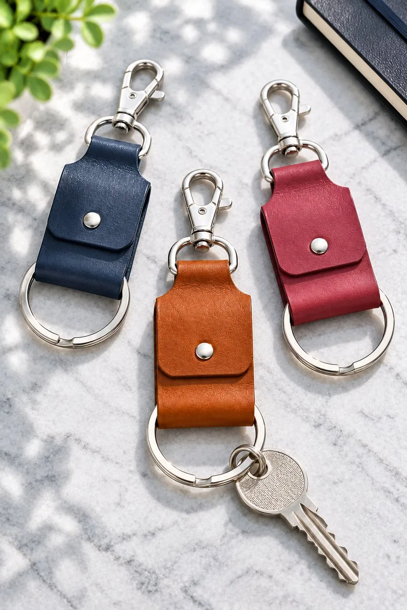 Leather Keychain Template — SVG laser cut file
