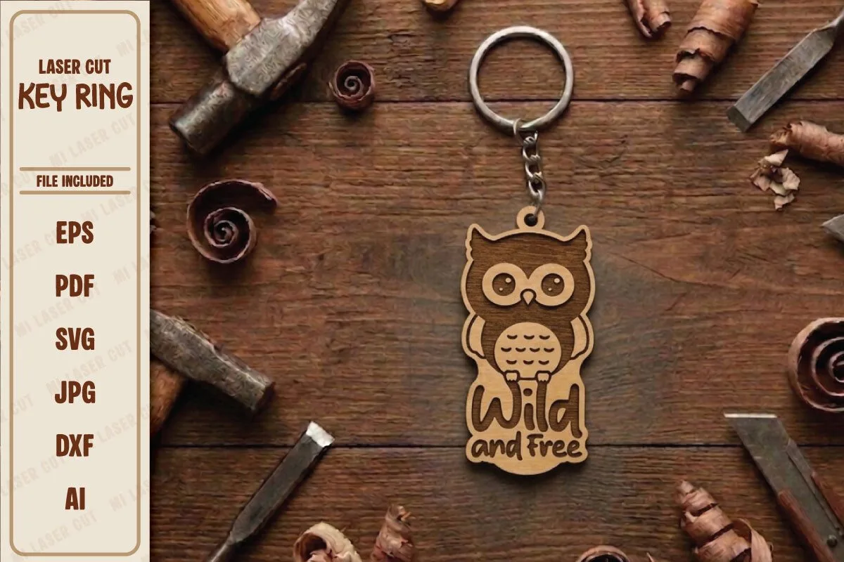 Mega Laser Cut Keychain Bundle — second view from the listing