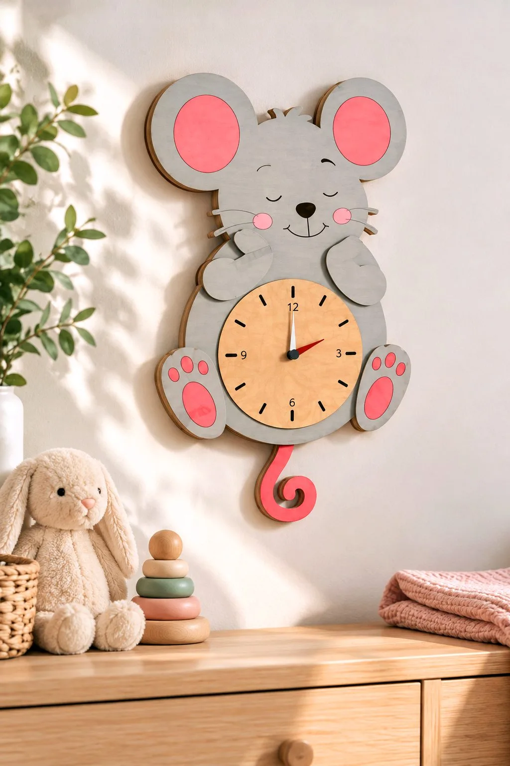 Pendulum Wall Clock Laser Cut Bundle — SVG laser cut file