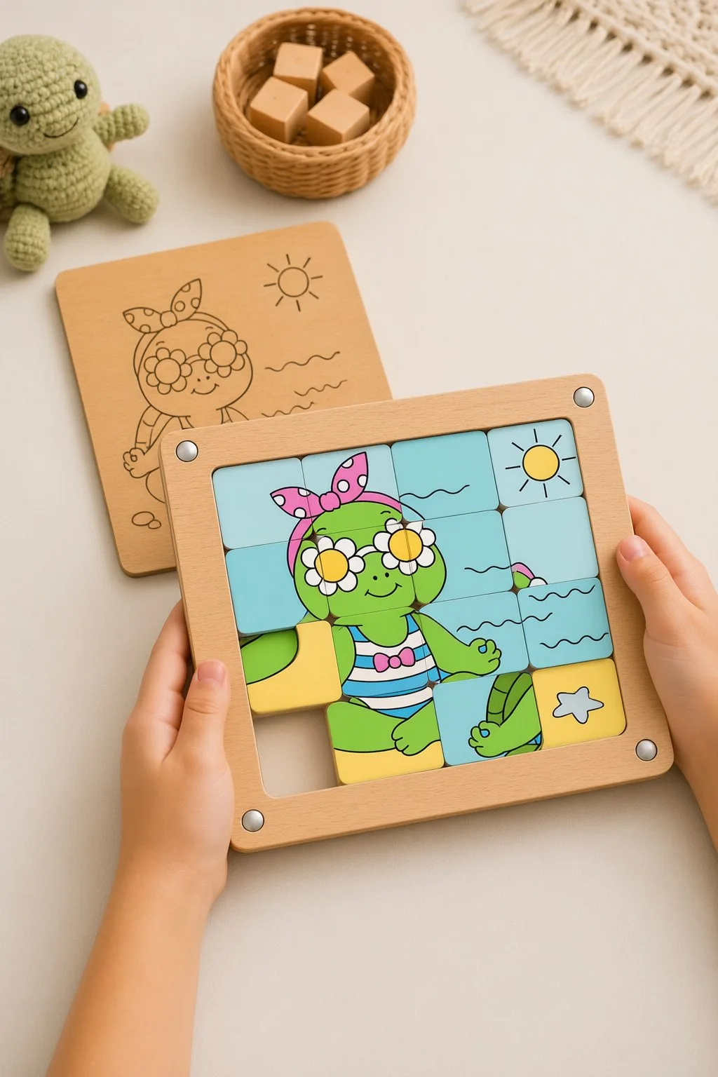 Wooden Sliding Puzzle Laser Cut Bundle — SVG laser cut file